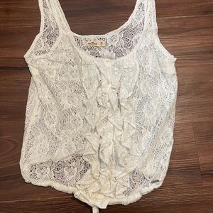 HOLLISTER LACE TANK TOP
